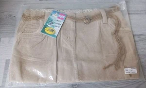Gonna donna in velluto a coste Kangaroo Poo taglia 16 - naturale - nuova con etichette - Foto 1 di 13