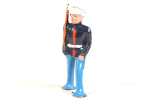 Barclay Manoil Dimestore Marine Lead Soldier Marching Rifle Nice!