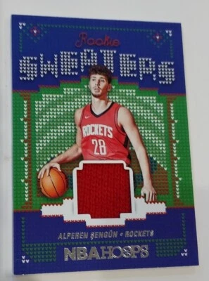 2021-22 Panini NBA Hoops Rookie Sweaters Alperen Sengun #RSW-AS Houston Rockets - Image 1 of 4