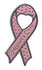 Pack of 24 Support A Cure Pink Ribbon Bike Motorcycle Hat Cap Lapel Pin HP4984