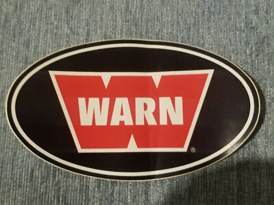 Warn Powersports Logo Vinyl Decal Sticker Decal Winch New One Sticker - image 1 of 4