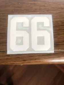 Alabama Crimson Tide #6 DeVonta Smith Football Mini Helmet Number Decals. - Picture 1 of 1