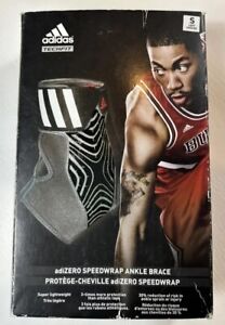 Adidas Techfit LEFT FOOT adiZero Speedwrap Ankle Brace Gray *Size S*[P82146] NEW