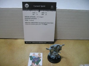 =Dungeons and Dragons D&D ARCHFIENDS Cursed Spirit 49/60 with card= - Picture 1 of 1