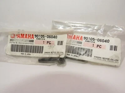 NOS Yamaha YZF-R6 08-09 GENUINO CANTIDAD2 PERNO MANGUERA RADIADOR, BRIDA 90105-06040 Foto 1 de 2