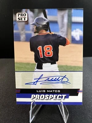 2022 Leaf Luis Matos Pro Set Prospects - #PSP-LM2 Autograph Rookie - Image 1 of 4