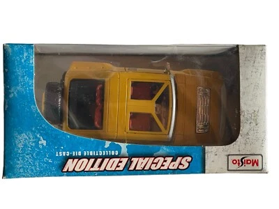 2010 Maisto Fresh Metal 1/24 2008 HUMMER HX Concept Yellow Special Edition Die-C - Image 1 of 4