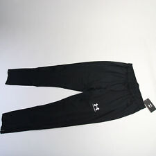 Under Armour Athletic Pants Men's Small Medium Black White Logo New with Tags