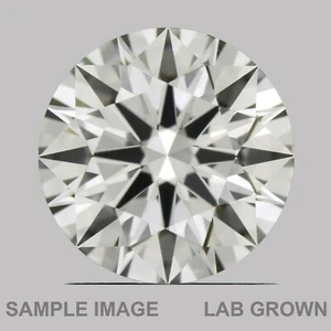 Round Cut Non Certified E, SI1 Clarity LabGrown Loose Diamond IIa 0.30 Carat - Picture 1 of 3