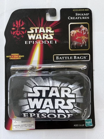 Hasbro Star Wars Action Figure Episode 1 Battle Bags Swamp Creatures New!! Cover