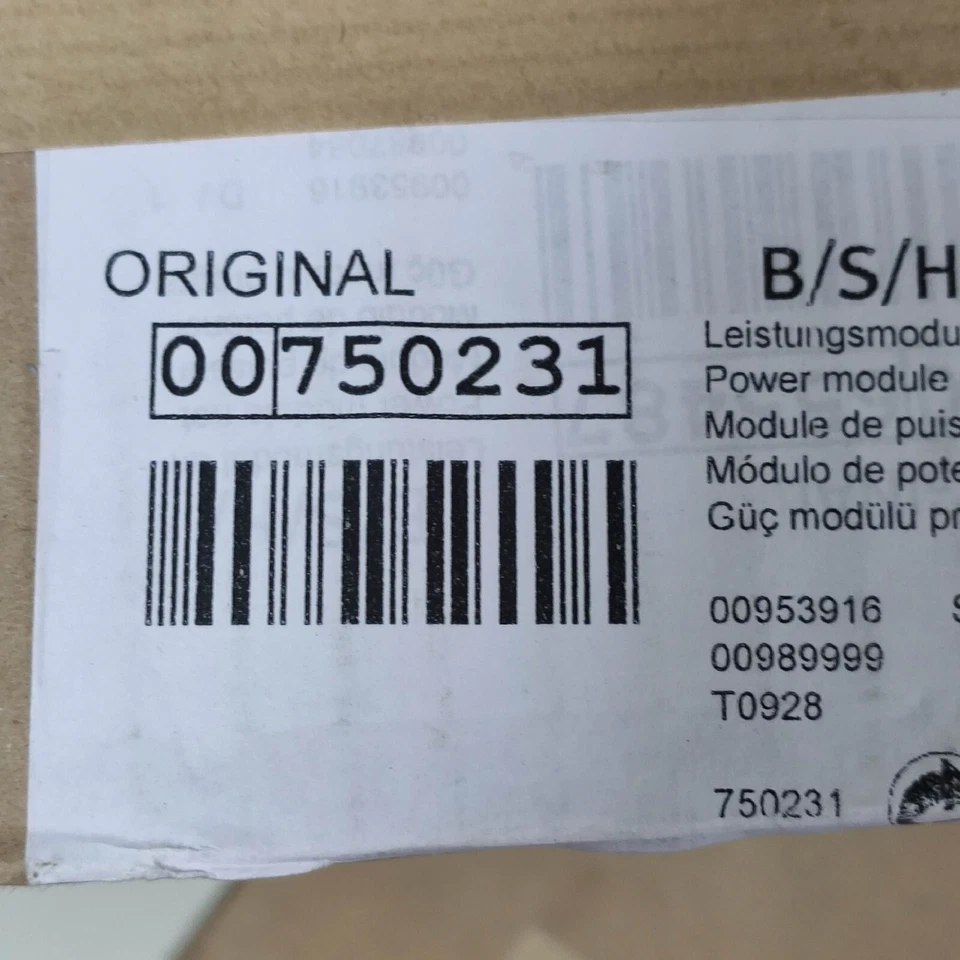 Módulo de potencia  Balay Bosch Siemens Neff 00750231 - Imagen 1 de 1