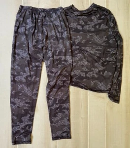 CUDDL DUDS CLIMATESMART BOY'S WARM BASELAYER COMFORTECH POLY 2pc LG camo - Picture 1 of 3