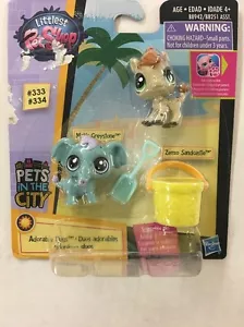 LITTLEST PET SHOP LPS PETS IN THE CITY #333 & 334 - Picture 1 of 5