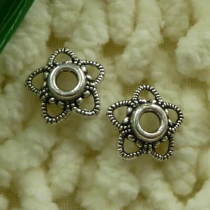 570 piezas Bonitas Tapas de Cuentas de Plata Tibetana 11X4MM S2654 HAZLO TÚ MISMO Fabricación de Joyería - Imagen 1 de 6