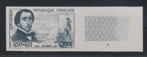 FRANCE NON DENTELE  YT 1262 N**  MNH BDF /  EDGARD DEGAS PEINTRE IMPRESSIONNISTE - Picture 1 of 1