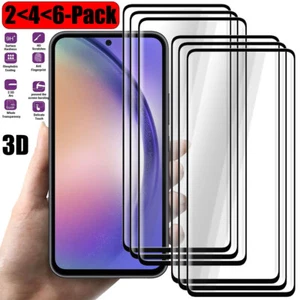 For Samsung Galaxy A54 5G Full Coverage Tempered Glass Screen Protector HD Film - Picture 1 of 11