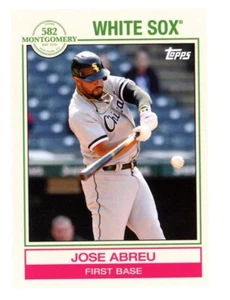 2022 Topps 582 Montgomery Club Set 4 Jose Abreu #11 White Sox! - Foto 1 di 2