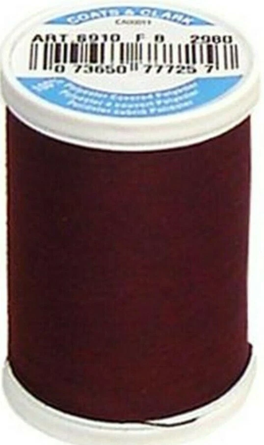Coats & Clark ~ Dual Duty All Purpose Thread, 250 yd ~ (S910-2980 - Maroon) - Image 1 of 1