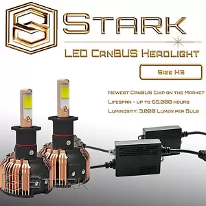 6000LM New Gen CanBUS High Power LED Fog Light Kit - H3 - 6000K 6K (A) - Imagen 1 de 2