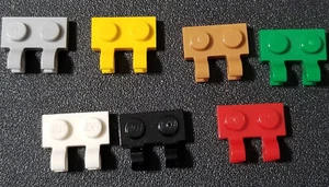 LEGO 1x2 Plate with 2 Horizontal Clips Part 49563 / 60470 (You Choose the Color) - Picture 1 of 8