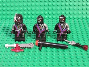 Lot 3 Lego minifigs General Cryptor Ninjago Nindroid Warrior 70726 70721 70725 B - Picture 1 of 3