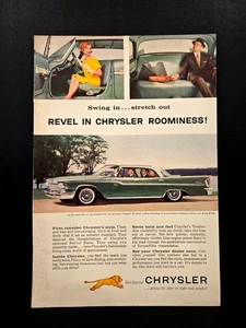 Publicité estampe années 50, Chrysler, "Revel Roomies" coeur de lion, V8 - Photo 1/1