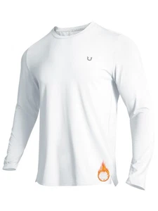 Mens Athletic Shirt Thermal Shirts Fleece Lined Long Sleeve T-Shirts Crewneck... - Picture 1 of 5