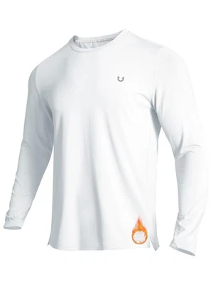 Mens Athletic Shirt Thermal Shirts Fleece Lined Long Sleeve T-Shirts Crewneck... - Image 1 of 4