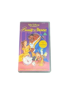 Beauty and the Beast Disney Animated VHS Tape Classic Film Video Collectable - Picture 1 of 9