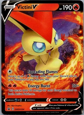 Victini V Promo SWSH: Sword & Shield Promo Cards SWSH104 NM - Image 1 of 2