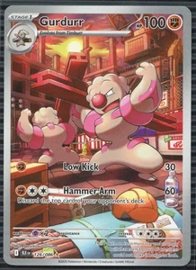 2025 Pokemon SV: BLK EN-Black Bolt #126/086 Gurdurr - Picture 1 of 2