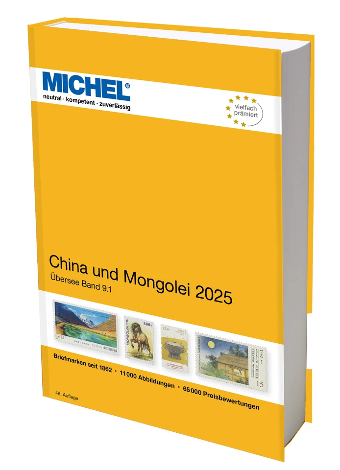 MICHEL Timbre Catalogue Chine Et Mongolie 2025 (Ü 9.1) NEU