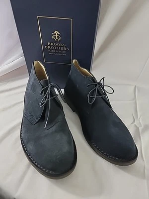 Brooks Brothers Talla 8.5 - Azul Marino - BOTAS CHUKKA - Suela de goma - Italia - NUEVAS ENVÍO GRATUITO Foto 1 de 4