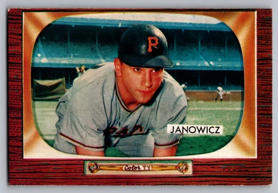 1955 BOWMAN #114 VIC JANOWICZ PIRATES - Image 1 of 3