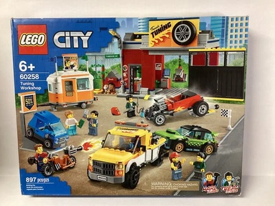 LEGO 60258 CITY TUNING WORKSHOP NEW Factory Sealed Retired~Christmas Gift - Image 1 of 4