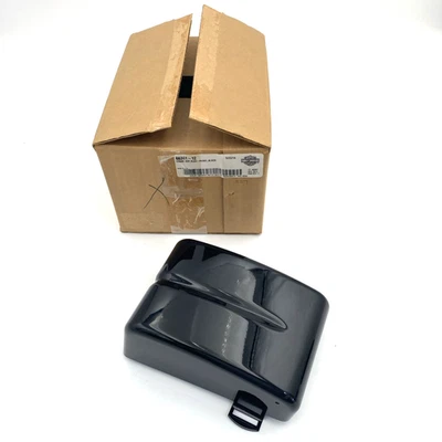 Cubierta de panel eléctrico lateral izquierdo negro brillante Harley 663161-12 OEM 12-17 Dyna Foto 1 de 4