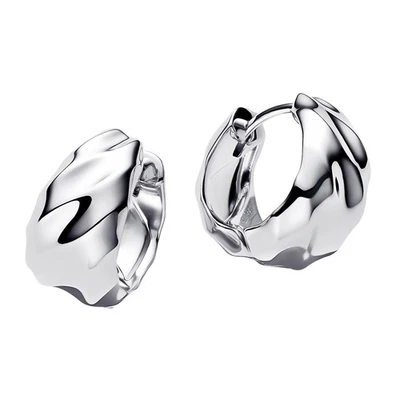 Pandora Orecchini Da Donna A Cerchio Wave Argento 293874C00 - Immagine 1 di 2