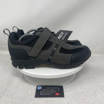 Zapatos de Ciclismo DMT Apex Para Hombre Talla 44 EU / 10.5 US Gris Negro Ajustable NUEVOS ETIQUETAS Foto 1 de 4