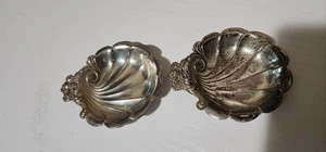 Vintage Sterling Silber Muschel Geschirr Set verziert Traube Design 1,331 Unzen - Bild 1 von 8