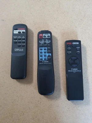 3x Canon Camcorder remotes WL-60,  WL-65 and WL-69 - Tested Working #23 - Image 1 of 4