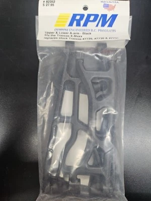 RPM 82352 Black Upper / Lower A-Arm Set (2) Traxxas X-Maxx (G9) - Image 1 of 3