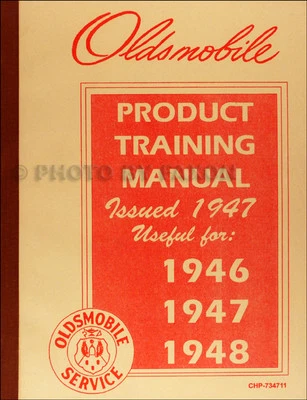 OLDSMOBILE, FAXON AUTO LITERATURE 1946-1947-1948 Oldsmobile Shop Manual Supplement Olds Repair Service Book