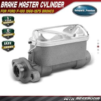 Brake Master Cylinder with Reservoir for Ford F-100 1968-1975 Bronco C8TZ-2140-A Foto 1 de 4