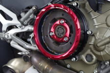 KBIKE Ducati 1199/1299/959 PANIGALE Billet Anodized See Thru Clutch Cover RED 
