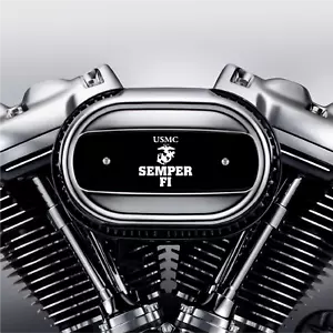 Inserto limpiador de aire Semper Fi Marines. Repuestos de stock para Harley Davidson inserto M8 - Imagen 1 de 5