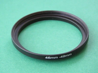 46mm-49mm Stepping Step Up Male-Female Lens Filter Ring Adapter 46mm-49mm  - Image 1 of 2