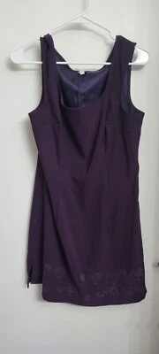 Vestido bordado vintage años 90 R Rampage Junior 13 ciruela sin mangas, usado 2X Foto 1 de 4