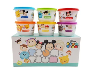 Tupperware Disney Tsum Tsum Snack Cup Round Bowl Container (6) 110ml Gift - Bild 1 von 17