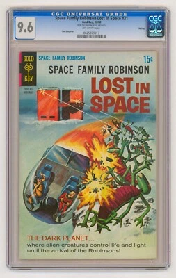 Lost in Space Family Robinson #31 1968 Золотой Ключ CGC 9.6 Случайная Родословная Дома - Изображение 1 из 2