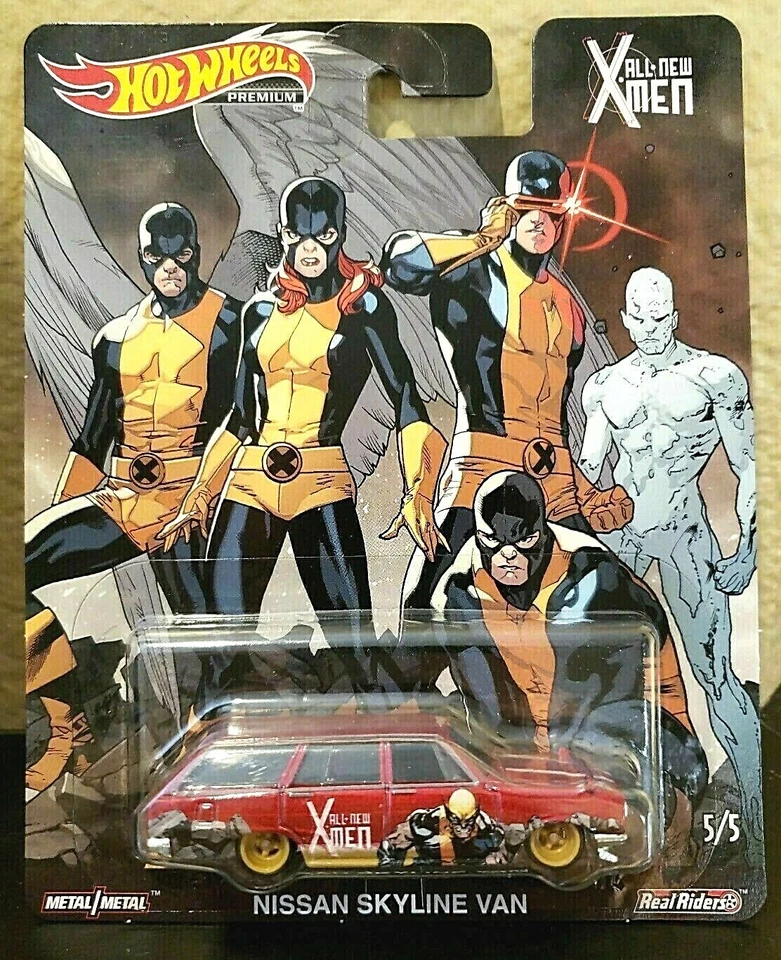 Hot Wheels Premium Pop Culture TODO NUEVO X-MEN Nissan Skyline Van 5/5 Real Riders Foto 1 de 1